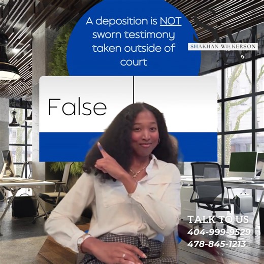 A deposition is sworn testimony taken outside of court—you’re under oath, a court reporter records every word, and your answers can be used at trial. Quick tips before you testify: • Tell the truth; if you don’t know, say “I don’t recall.” • Listen, pause, answer only the question—no volunteering. • Ask to clarify anything you don’t understand. • Keep documents and notes organized; anything you bring may be fair game. Headed into a deposition? Get judge-ready prep so you don’t hurt your case. 📲