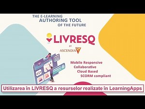 Utilizarea în LIVRESQ a resurselor realizate în LearningApps