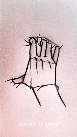 How to draw close hand ✨