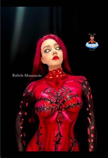 Stunning Carnage Body Paint Tutorial for Cosplayers