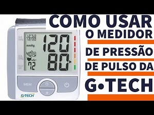 Como usar o medidor de pulso da G.TECH
