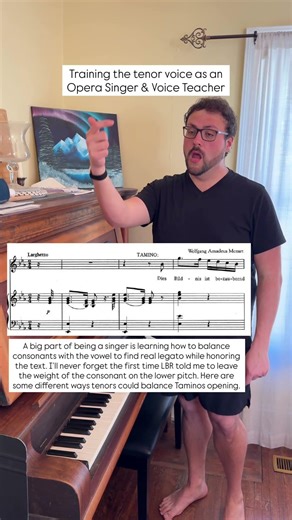 Opera Singers & Legato #operasinger #tenor