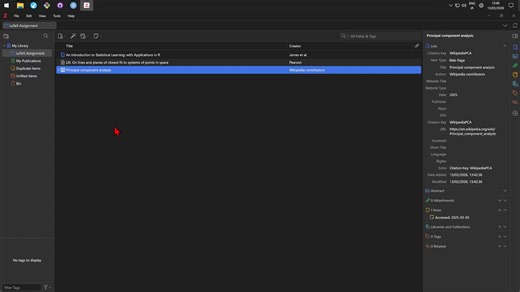 10. Export collection to bib file