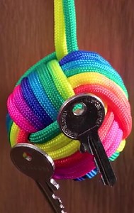 13K views · 59 reactions | Monkey fist keychain with magnet | Parentips | Facebook