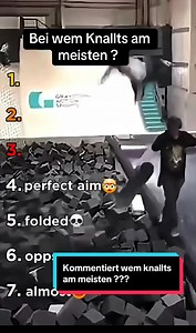 Bei wem knallts am meisten kommentierte !! #parkour #adrenaline #news #techno #foryoupage
