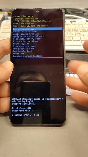 How to Factory Reset Samsung A20e (SM-A202F). Delete pattern, pin, password lock.