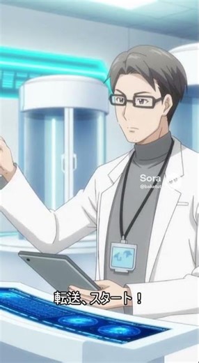 生成AIアニメ　転送装置　女体化　TSF