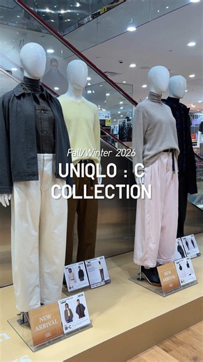 UNIQLO : C Fall Winter 2026 — Clare Waight Keller collection
