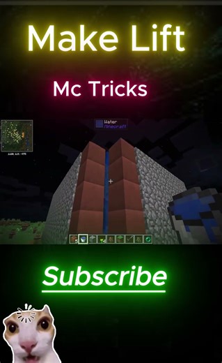Make mincraft Lift too easy #minecraft #minecraftsurvival #gamingshorts #virl #like #foryou 👻💖💖👌