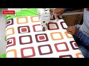 COMO HACER EDREDON SOLO CON RECTA | COMO HACER DISEÑO DE EDREDON CON LA MAQUINA RECTA O PLANA