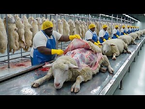 Inside a Modern Sheep Processing Factory | From Farm to Finished Products