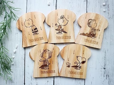 【DIY】100均の半田ごてを使って手作りするウッドバーニングでオリジナルグッズ♡～Handmade with soldering iron goods with wood burning.