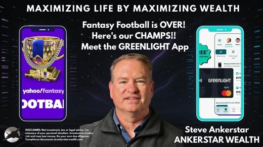 Fantasy Football is OVER - Here s our CHAMPS!! Meet the GREENLIGHT App | Steve Ankerstar