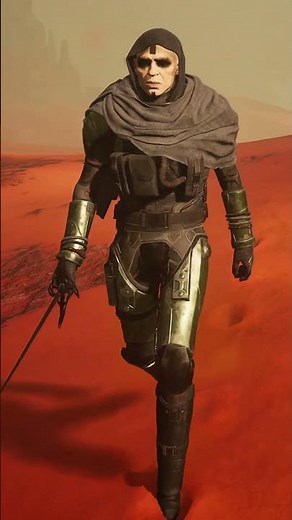 Atreides Deserter Armor Variant - Dune Awakening Character Transmog #duneawakening #shorts