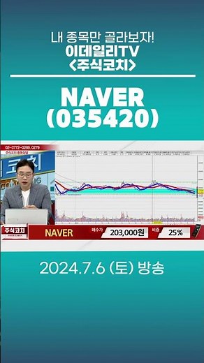 NAVER(035420) - 종목상담 김현구 멘토 (20240706)