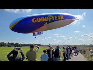 How the Goodyear blimp lands and takes off (4K Ultra HD)