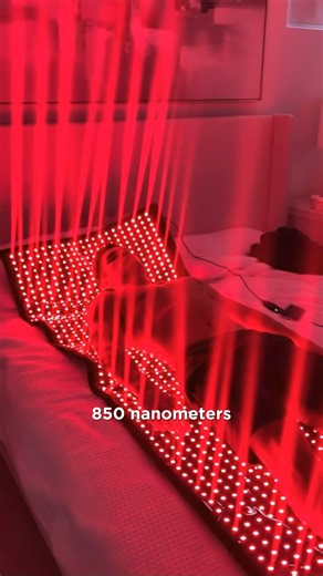 This is the Nuvio Red Light Therapy Mat—a professional-grade recovery treatment you can use at home in just 10 minutes. You simply lie down while it treats your entire body at once, helping reduce pain and inflammation in your back, knees, and shoulders. With FDA-approved dual wavelengths and deep cellular-level power, it’s designed for faster recovery and getting back to life pain-free. | Nuvio