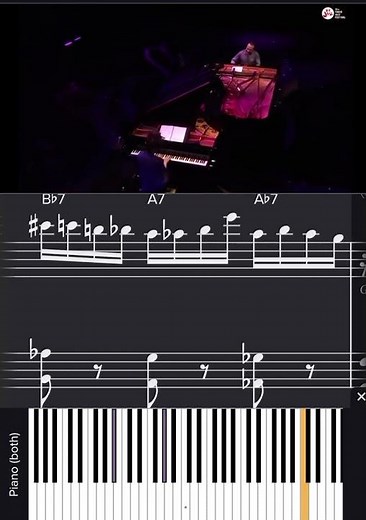 The Technique Behind Hiromi Uehara's 'Billie's Bounce' Solo | Full Transcription #jazzpiano