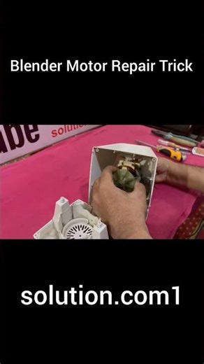 How to Open Moulinex Blender Motor | Armature Fan Removal