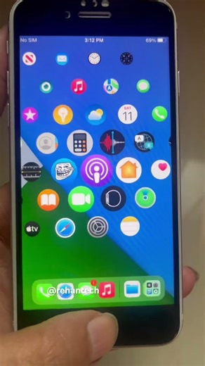 iWatch style on iPhone 7. Support all idevices with jailbroken #jailbreak #cydia #cydiatweaks #sileo