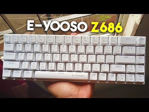 E-YOOSO Z686 Mechanical Keyboard Review + All Lighting Effects