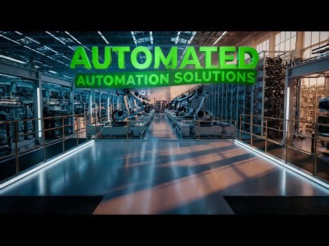 Relaxing automated factory asmr showing robotics at work from start to perfect output