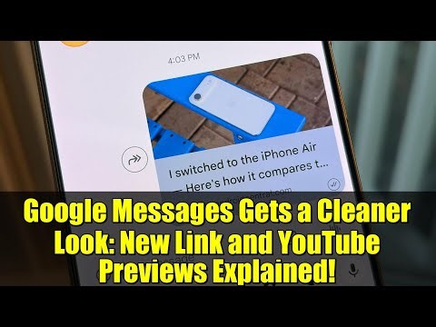 Google Messages Gets a Cleaner Look: New Link and YouTube Previews Explained!