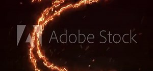 Animated Arabic alphabet "ḥā" Fire Arabic letter animation.Burning alphabet. Real flames, Latter motion background