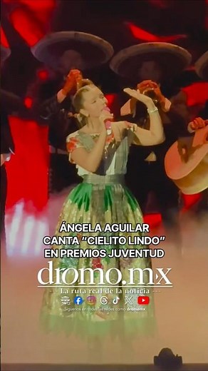 Ángela Aguilar canta su nueva versión de “Cielito Lindo” en Premios Juventud 2026