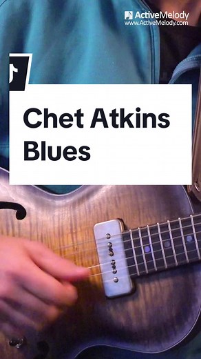 Chet Atkins fingerstyle blues guitar lesson - #guitarlessons #fingerstyleguitar #chetatkins #fingerstyle