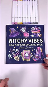 36K views · 1.1K reactions |  慄‍♀️ Witches Dagger | Witchy Vibes Coloring Book by Jade Summer Supplies Used: Ohuhu Honolulu B Alcohol Markers Prismacolor 24-Count Pencils Sakura Gelly Roll Pens Sharpie Creative Markers #coloring #coloringbook #coloringpages #colorwithme #relaxingcoloring #satisfyingcoloring #jadesummer #jadesummercoloringbook | Jade Summer Coloring Books | Facebook