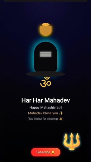 Mahashivratri Special Animated Web Page 🔱 | HTML CSS JavaScript#shorts #shiv #html #css#javascript