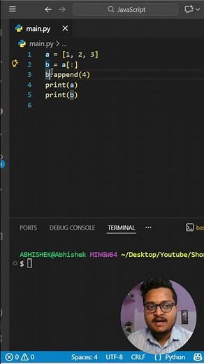 Day 5 - Python Interview Question | #shorts #coding #programming