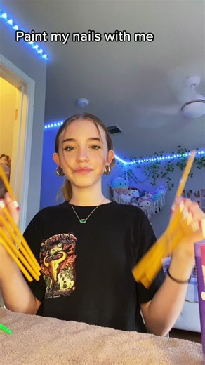 So proud of them 😘 #fyp #viral #nails #paint #pink #long #asmr | ASMR