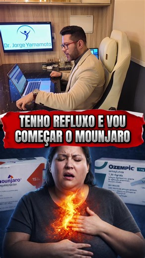 Agonistas de GLP-1 (p.ex., semaglutida, liraglutida) e o agonista duplo GIP/GLP-1 (tirzepatida) podem modular sintomas de DRGE de forma bidirecional. A piora tende a ocorrer nas fases de início/escalonamento por atraso do esvaziamento gástrico e maior retenção/volume intragástrico, favorecendo distensão, relaxamentos transitórios do EEI e episódios de regurgitação/azia; náuseas e vômitos também podem aumentar a exposição do esôfago ao conteúdo gástrico (Jalleh et al., 2025; Frazier & Hasler, 202