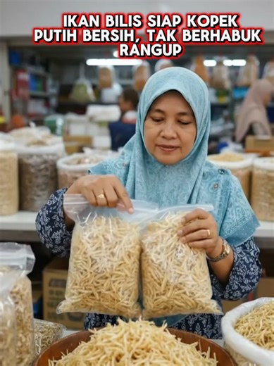 Ikan Bilis Berkopek: Siap Dikopek dan Murah