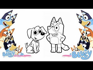 Bluey plays with a puppy friend | Bluey 💙🐶