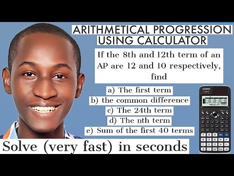 ARITHMETIC SEQUENCE USING CALCULATOR: 5 fast and easy steps to follow | casio fx-991 ex classwiz