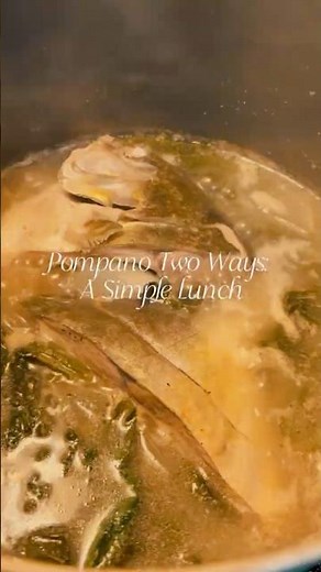 One Pompano, Two Ways 🇵🇭🐟#cooking #pinoyinusa #pinoyfood