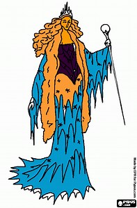 white witch, Ja coloring page, printable white witch, Ja