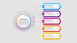 5 step Infographic Templates | Premium Stock Video Footage