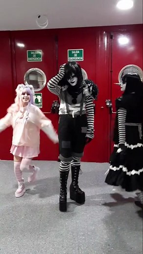 @lunathemusicalcat @yuno_stedt02 🤨 #laughingjack #jackwiseclown #cosplay #creepypasta #clown