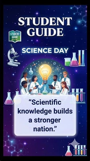 Science Day Special 🔬 | Scientific Knowledge Builds a Stronger Nation 🌍 | Student Guide
