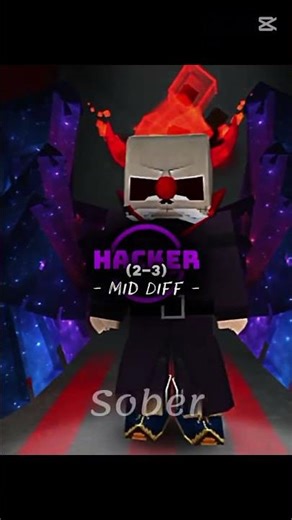 Ukahammm Vs hacker blockmango ( Part74)#blockmango2025 #blockmango #bedwars