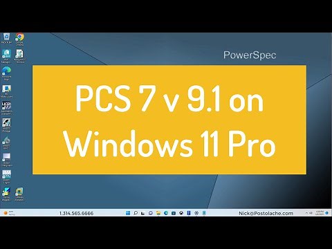 PCS 7 9.1 on Windows 11 Pro - a quick intro