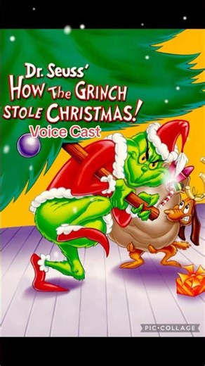How The Grinch Stole Christmas! Voice Cast #thegrinch #voicecast #voiceactors #christmas