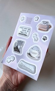 3d Stickers, Cat Stickers, Stylish Stickers, Stickers, Cats - Etsy UK