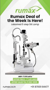 Upgrade Your Clinic with LABOMED 5-Step Slit Lamp | Rumax Deal of the week