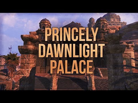 ESO Princely Dawnlight Palace - House Tour - The Elder Scrolls Online