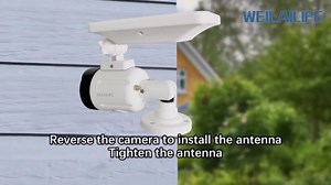 【2-Way Audio】 Solar Powered Security Camera System, Wireless Rechargeable Security Cameras System, Home Video Surveillance Camera System